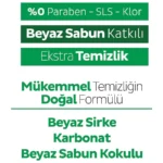 Sleepy Easy Clean Beyaz Sabun Katkılı Yüzey Temizlik Havlusu 100 Yaprak - Görsel 4