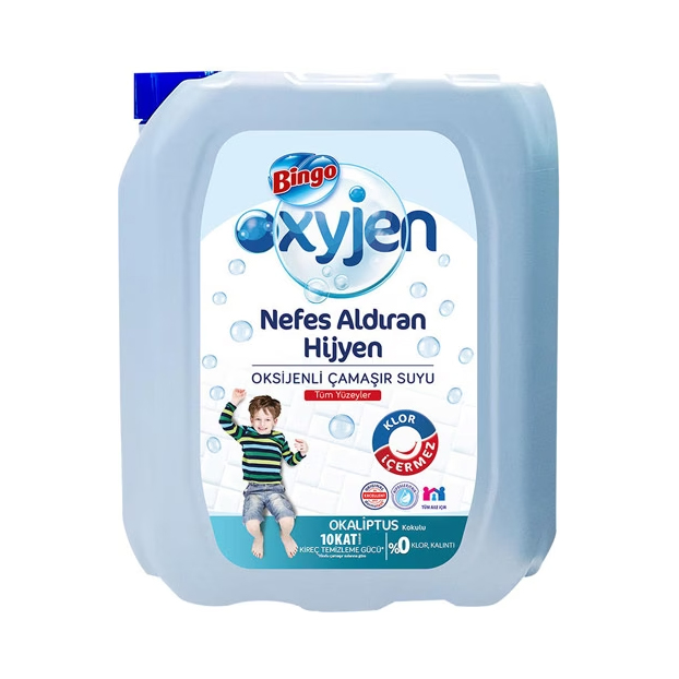Bingo Oksijen Çamaşır Suyu Okaliptus 3240 ml