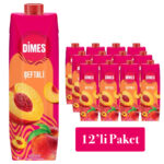 Dimes Meyve Nektarı Şeftali 1 Lt 12'Li