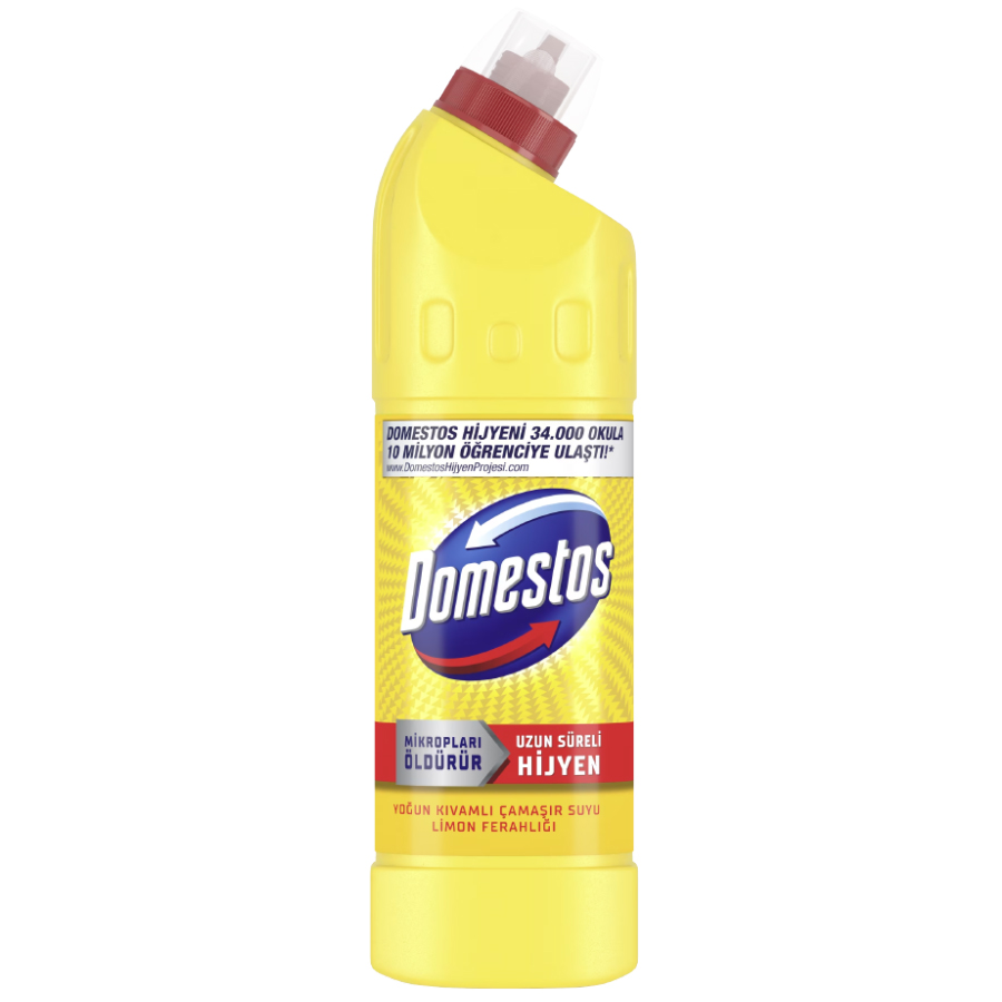 domestos-limon-1 Domestos Çamaşır Suyu Limon Ferahlığı 750 ml - Görsel 1