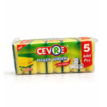 Çevre Oluklu Yeşil Bulaşık Süngeri 5'li