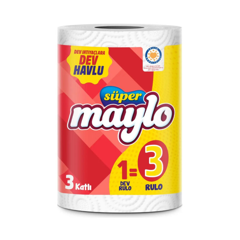 Maylo Süper Dev Havlu 1=3 Rulo