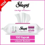 Sleepy Yüzey Temizlik Havlusu Lilyum Buketi 100'lü