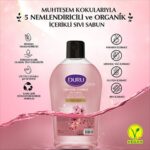 Duru Kiraz Çiçeği Organik Zeytinyağlı Sıvı Sabun 1,5 L - Görsel 3
