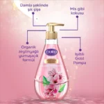 Duru Organik Zeytinyağlı Kiraz Çiçeği Sıvı Sabun 500 ml - Görsel 3