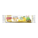 Koroplast Ekstra Güçlü Büzgülü Büyük Boy Limon Kokulu Çöp Torbası 65x70 cm 10 Adet