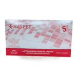 Haspet Pudralı Latex Muayene Eldiveni S 100 Adet