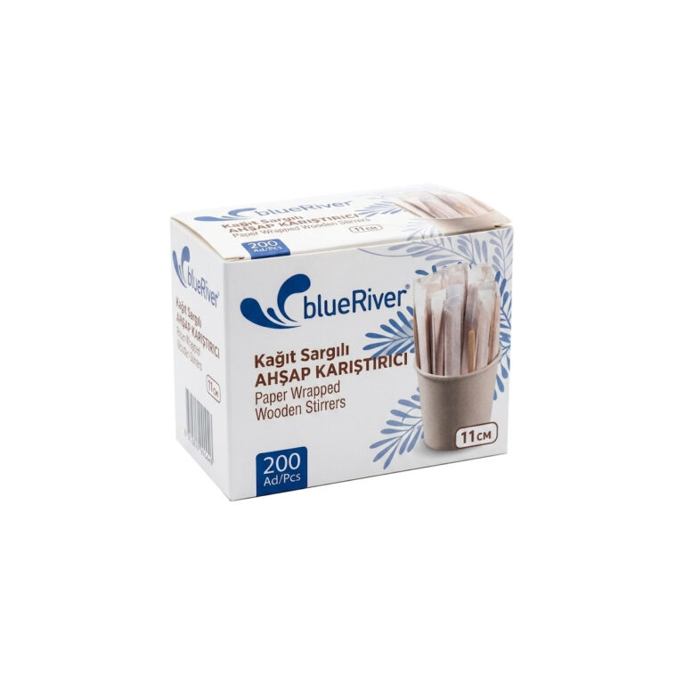 Blue River Tahta Karıştırıcı 200 Adet