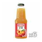 Dimes Şeftali Nektarı Cam Şişe 1 L x 6 Adet