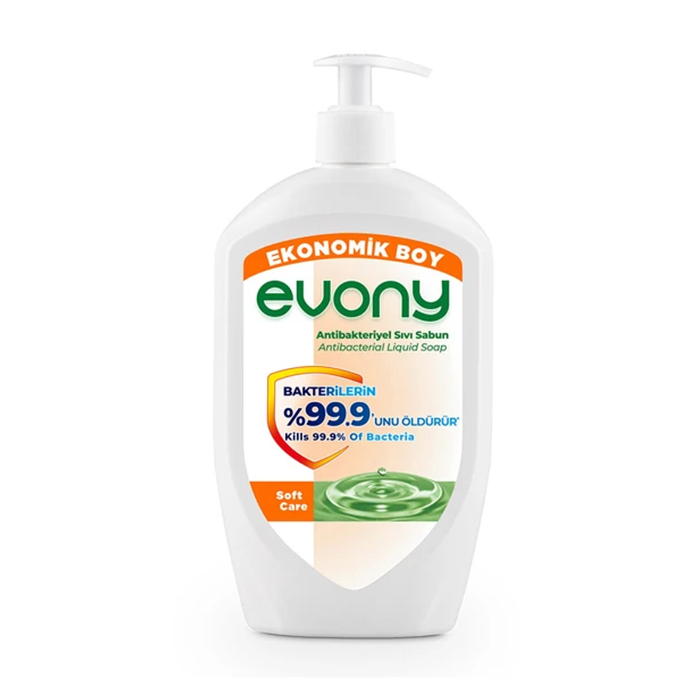 evony1 Evony Antibakteriyel Sıvı Sabun Soft Care 700 Ml - Görsel 1