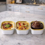 Dolphin Muffin Kek Kapsülü Kare Beyaz-Altın 25li