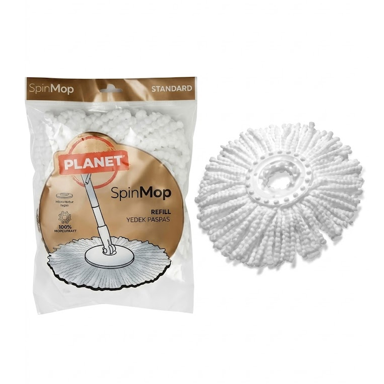 Spin Mop Mikrofiber Püskül (5 Adet), Standart