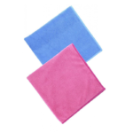 Silver Home 2li Mikrofiber 40x40cm Genel Temizlik Bezi - Pembe/Mavi
