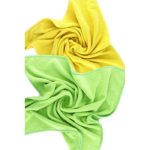 Universal 2’li Mikrofiber 40x40 cm Temizlik Bezi (Yeşil/Sarı)