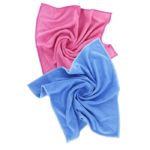 Universal 2li Mikrofiber 50x70cm Temizlik Bezi - Pembe/Mavi