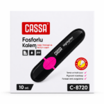 Cassa Pembe Fosforlu Kalem 10’lu Set