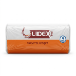 Lidex No:4 Takviyeli Dayanıklı Poşet 50 Adet