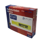 Kraf 330 Sarı Fosforlu Kalem 12 Adet