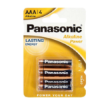 Panasonic Lasting Alkaline AAA (İnce Kalem) Pil 1.5V 4’lü Paket